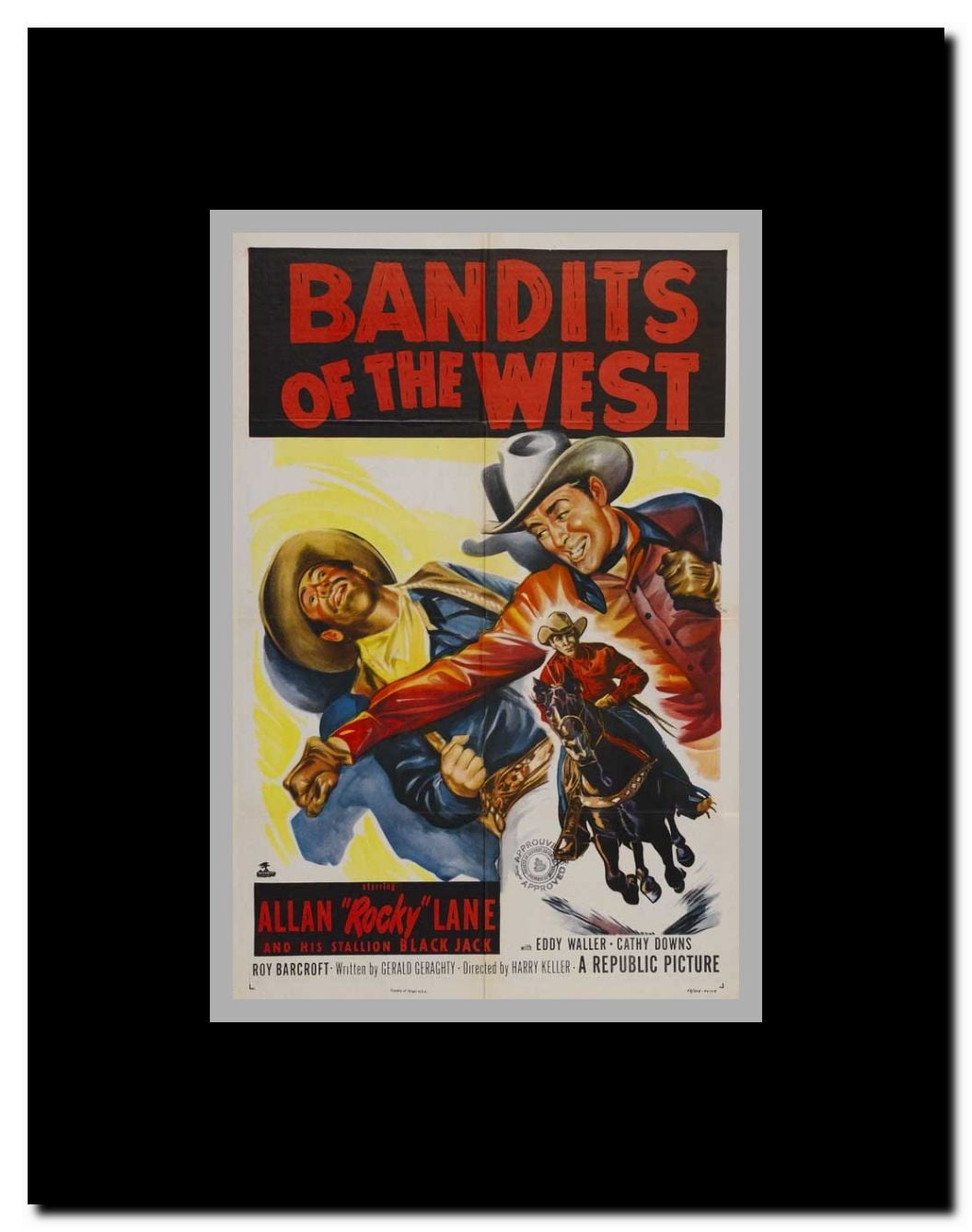 Bandits of the West Framed Movie Poster