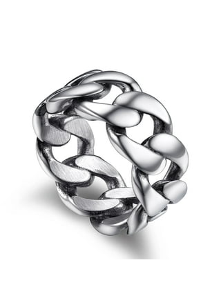 Cuban Link Ring Silver