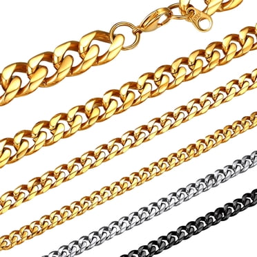 20X More 18 Ct Plating Than Other Chains For Men - The Feel Of Pure Solid Gold - Free Lifetime