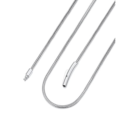 Bandmax 2MM Stainless Steel Snake Chain Necklace for Women Men 20'' Thin Link Chain for Pendants for Birthday Christmas
