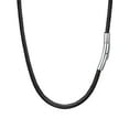 thumbnail image 1 of Bandmax 3MM Wax Rope Chain Choker Necklace for Men Women 18 inches Waterproof Braided Wax Rope with Stainless Steel Snap Clasp Neck Chains for Pendant, 1 of 10