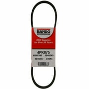 Bando 4PK875 OEM Quality Serpentine Belt Fits select 2003-2004 TOYOTA TACOMA, 2005-2006 LEXUS ES