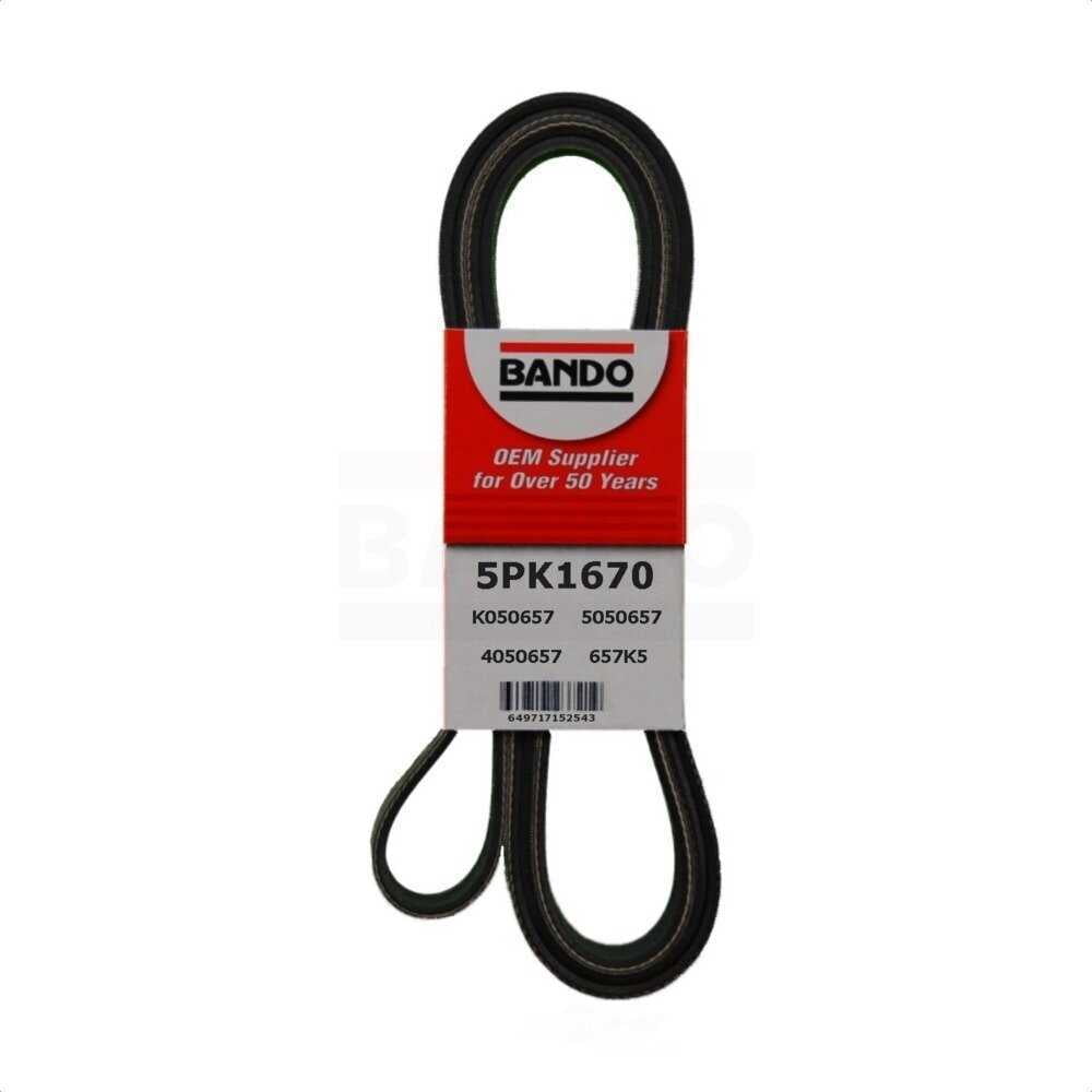 "Bando Belt 5PK1670" Fits select: 2002 SUZUKI AERIO