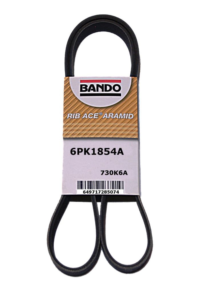 Bando Precision Engineered V-Ribbed Drive Belt, Aramid Cord Bando Precision Engineered V-Ribbed Drive Belt, Aramid Cord
