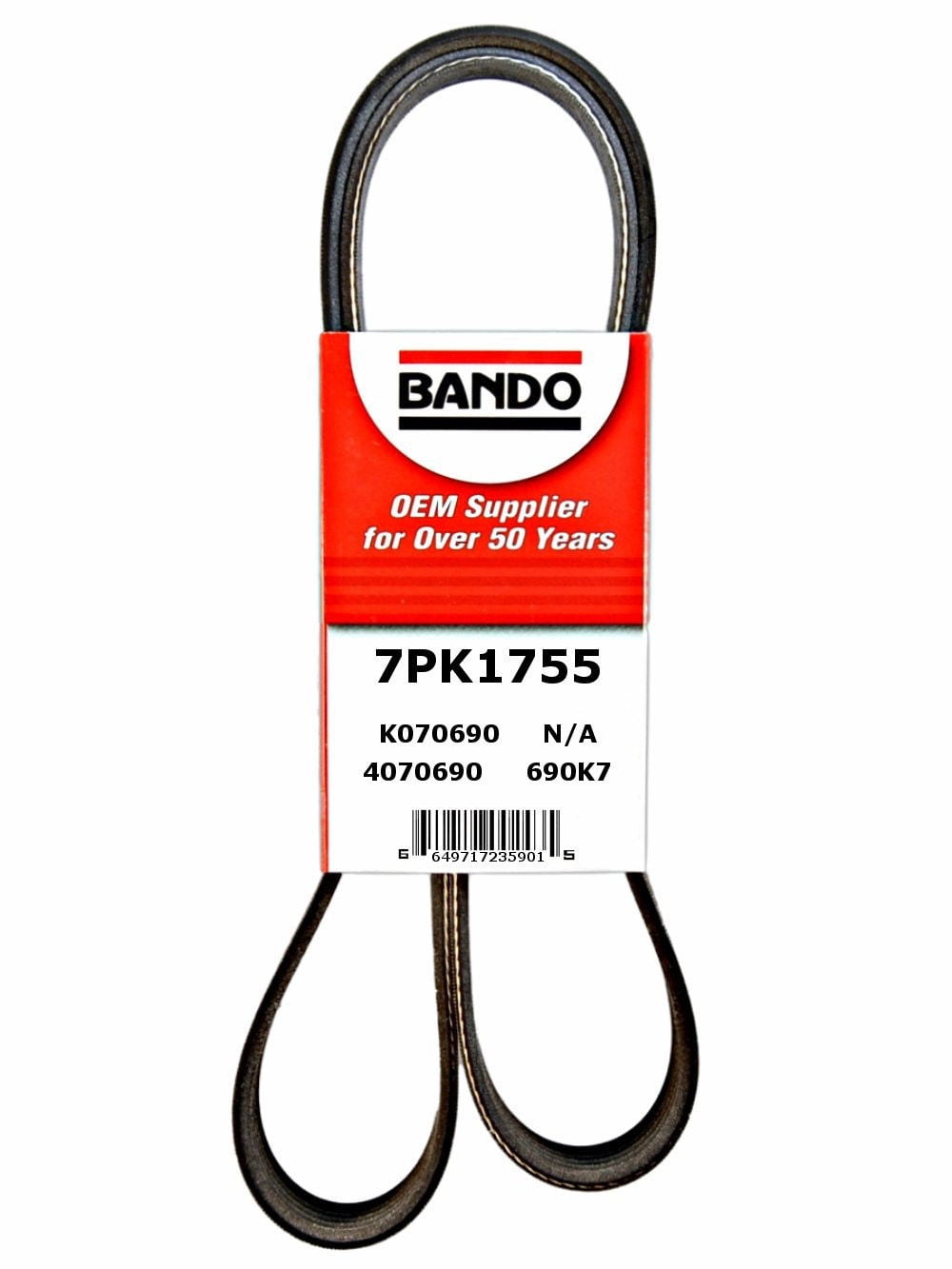 Bando USA 7PK1755 Serpentine Belt - Walmart.com