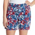 thumbnail image 1 of Bandolino Amy Women's Modern Fit Shorts (Harborside Overcast Floral, 14), 1 of 1