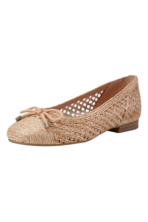 MARAFIA Ballet Flat Light Natural  BNMARAFIA2 Women's Size 6