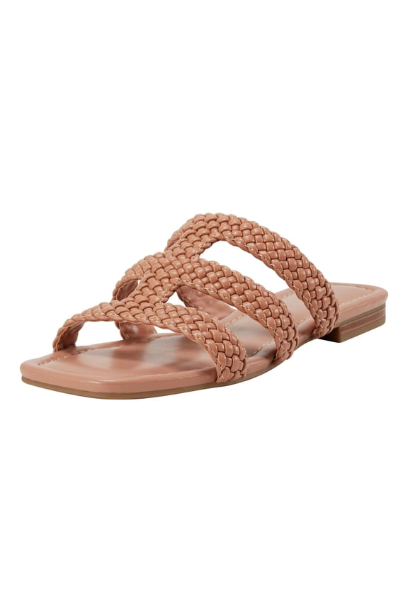 Women's Sumer Flat Sandal, Light Natural 110, 9