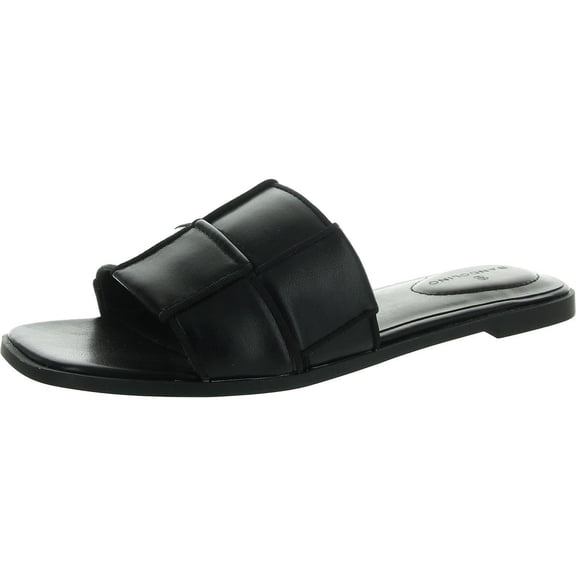 Bandolino Women's VANELLI Flat Sandal, Black 001, 7.5
