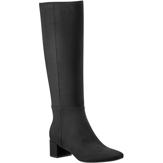 Bandolino Womens Addyson Wide Calf Faux Suede Knee-High Boots