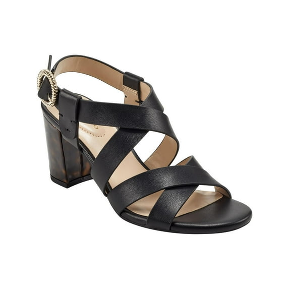 Bandolino Womens Desty Faux Leather Dressy Slingback Sandals