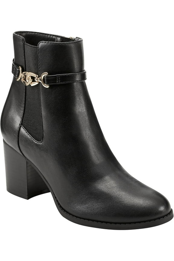 Womens Faux leather Side Zip Ankle Boots