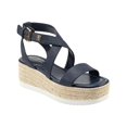 thumbnail image 1 of Bandolino Womens MAJOR3 Open Toe Ankle Strap Wedge Sandals, 1 of 2