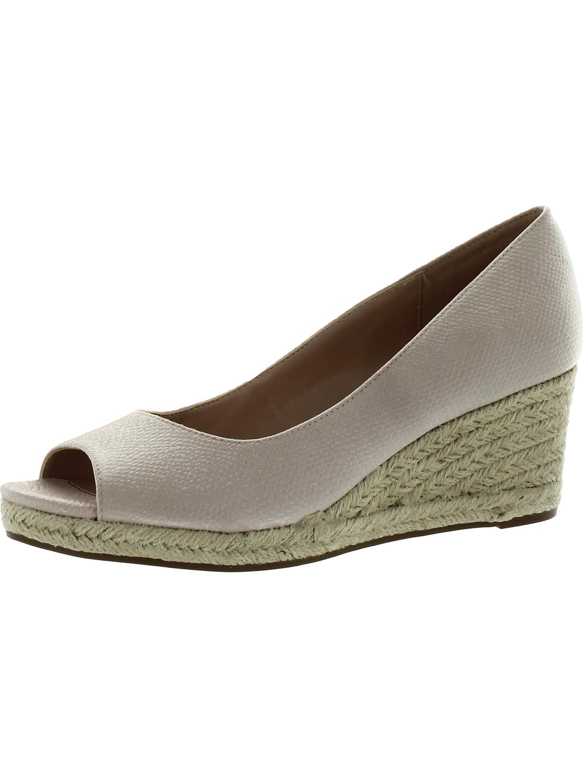 Bandolino peep sale toe wedge