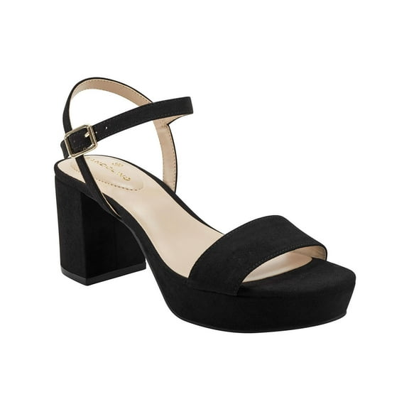 Bandolino Womens Pennie 2 Faux Suede Ankle Strap Slingback Sandals