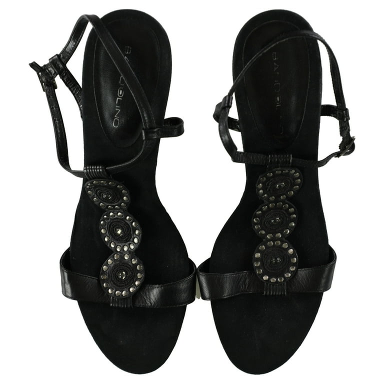 T strap hotsell studded heels