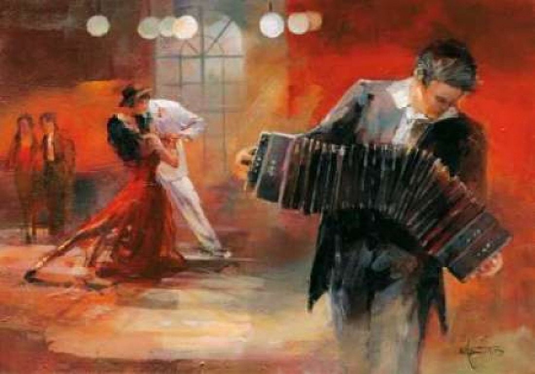Bandoneon Canvas Art - Willem Haenraets (20 x 28)