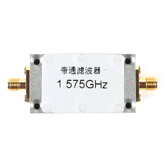 Bandpass Filter Aluminum 1.575Ghz Wide Compatibility Band Pass Filter Low Loss with 50ohms