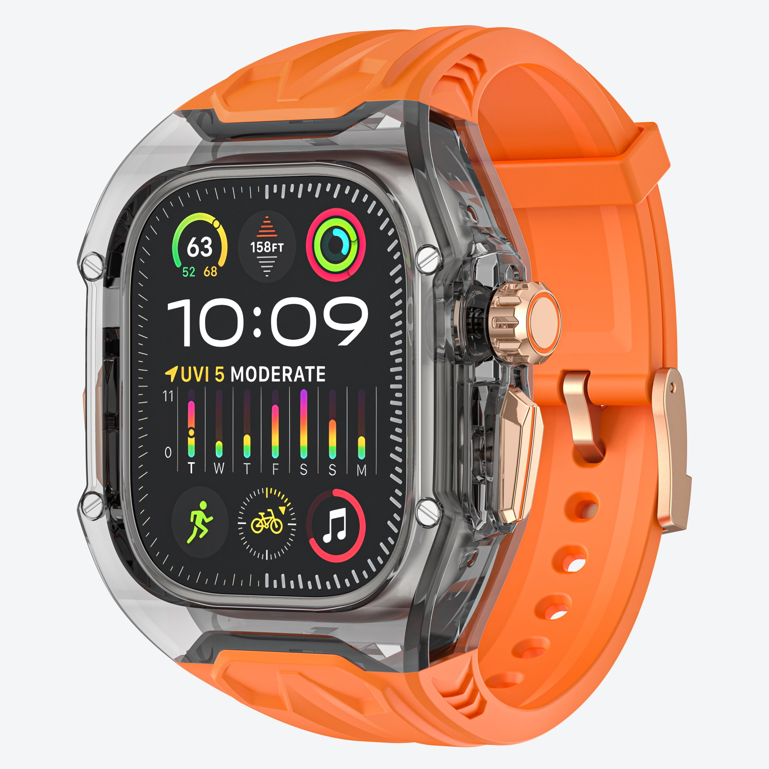 Apple Watch Case – SPORTS RG 44.45.41 Apple Watch Case – SPORTS RG 44.45.41 TPU Clear Sport Band +