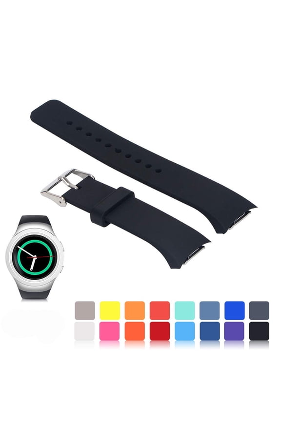 Bands Compatible Samsung Gear S2 Watch, Amerteer Soft Silicone Replacement Sport Strap Wristbands Samsung Gear S2 Smart Watch, SM-R720/SM-R730