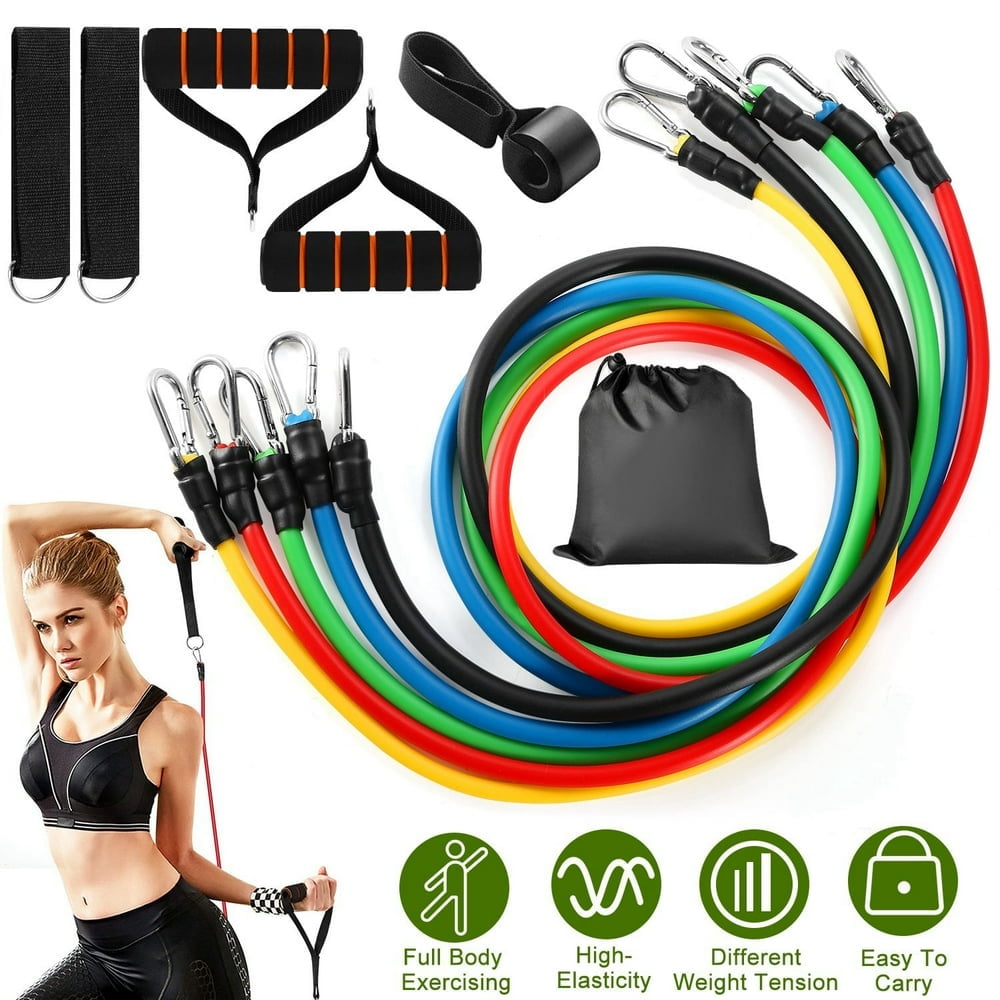 Bands Exercise Bands Workout Bands 11Pcs Resistance Bands Up to 100lb