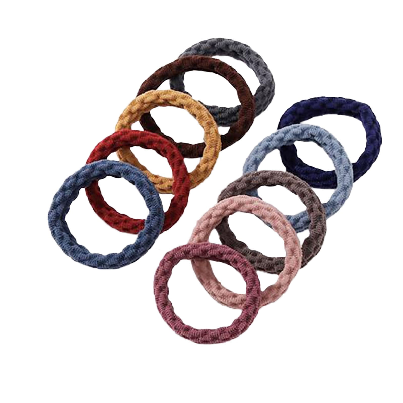 Bands Thick Hair Pack Of 10 Large Hairbands Thick Seamless Hairband