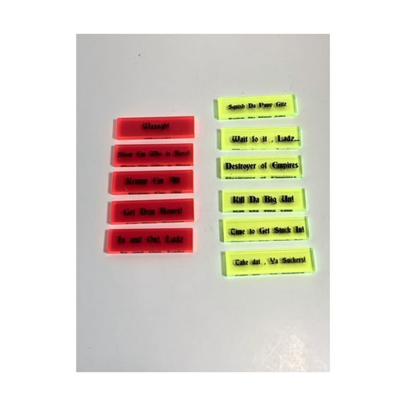 Bandua Wargames Battle Tactics and Grand Strategies Tokens - Green Horde New