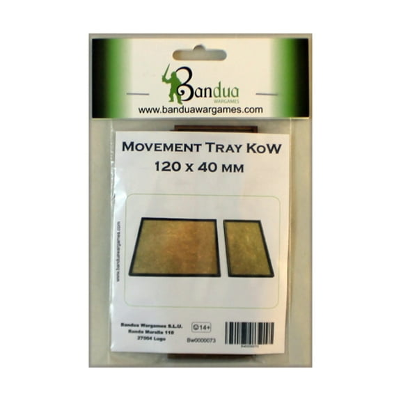 Bandua Wargames Movement Tray - 120x40mm New