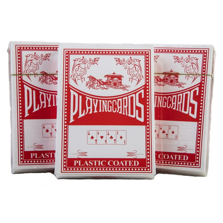 Bandwagon Easy-Read Extra Large Printing Playing Cards (Set of 3