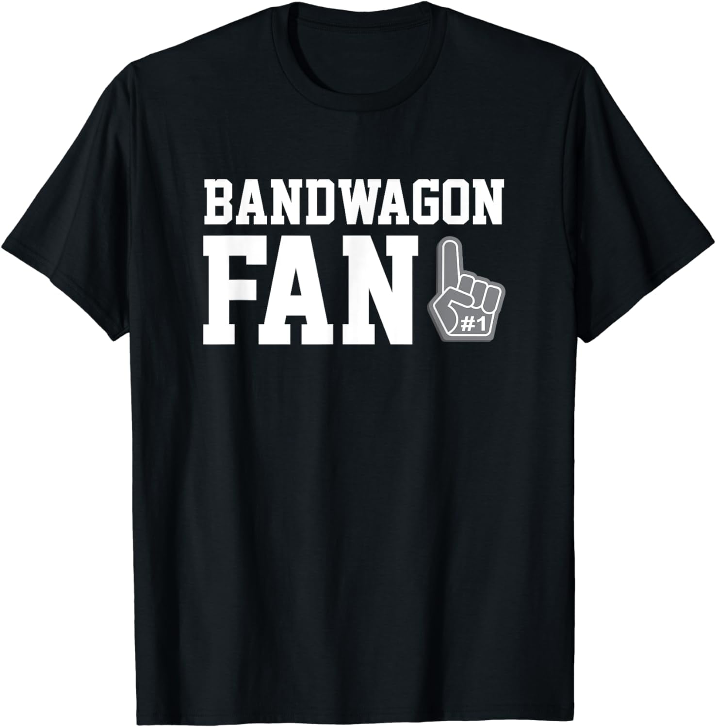 Bandwagon Fan funny sports fanatic team tshirt