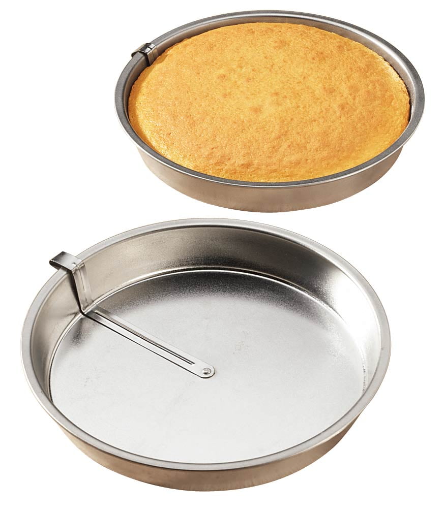 Easy Release Round Tin-Plated Cake Pan Set of 2