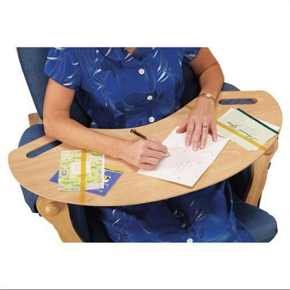 Bandwagon Wooden Lightweight Lap Table with Handles (Natural Color)