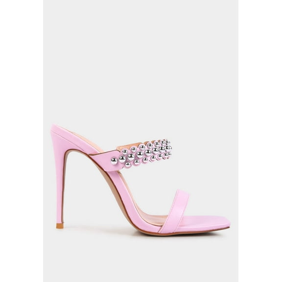 Bandy Stieletto Heel Metal Stud Sandals