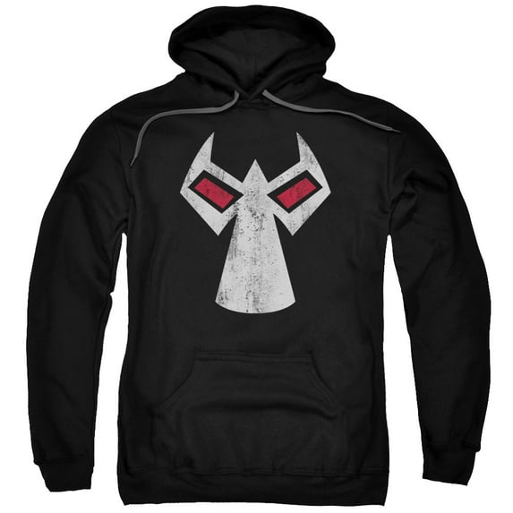 Batman Men's Bane Mask Hooded Sweatshirt Medium Black