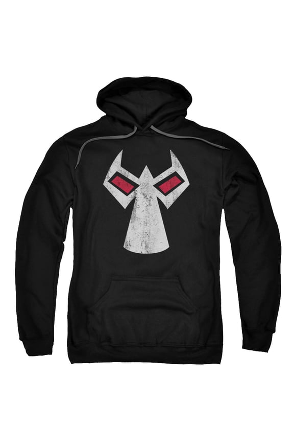 Men's Bane Mask Hooded Sweatshirt Medium Black