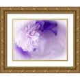 thumbnail image 1 of Bane, Eva 18x15 Gold Ornate Wood Framed with Double Matting Museum Art Print Titled - Dreamy Florals in Violet I, 1 of 4