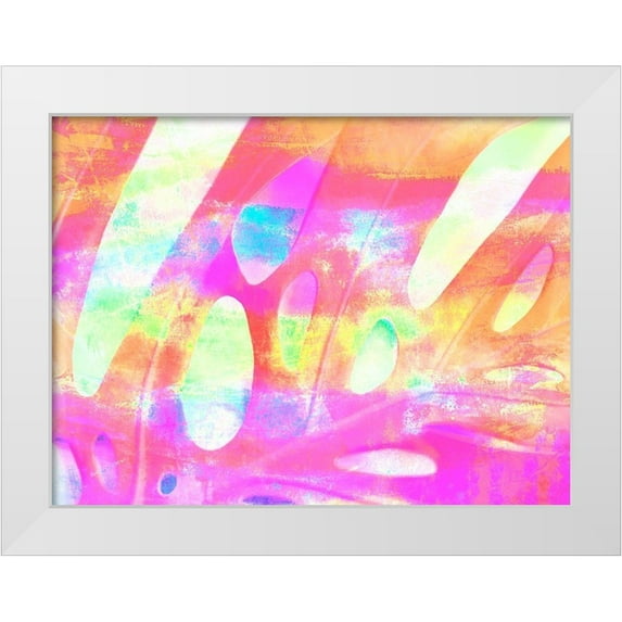 Bane, Eva 32x25 White Modern Wood Framed Museum Art Print Titled - Summer Cheerfulness II