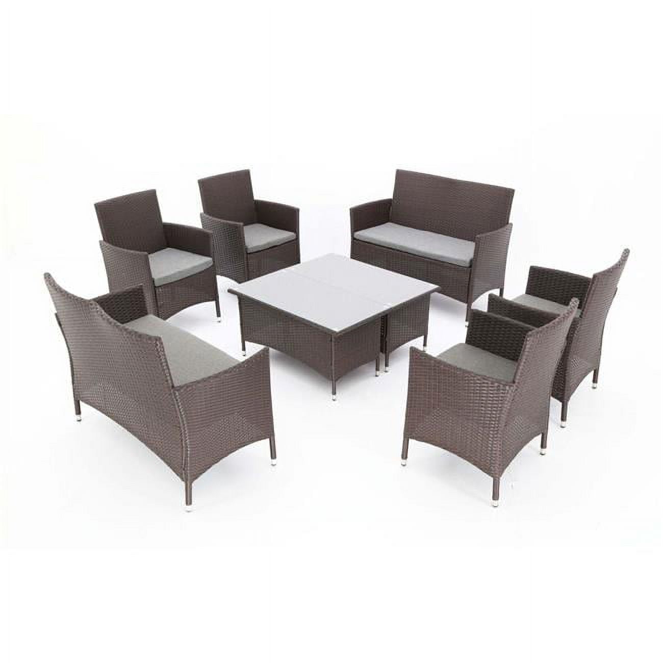 Baner Garden Outdoor Furniture Complete Patio 4 pieces Cushion PE