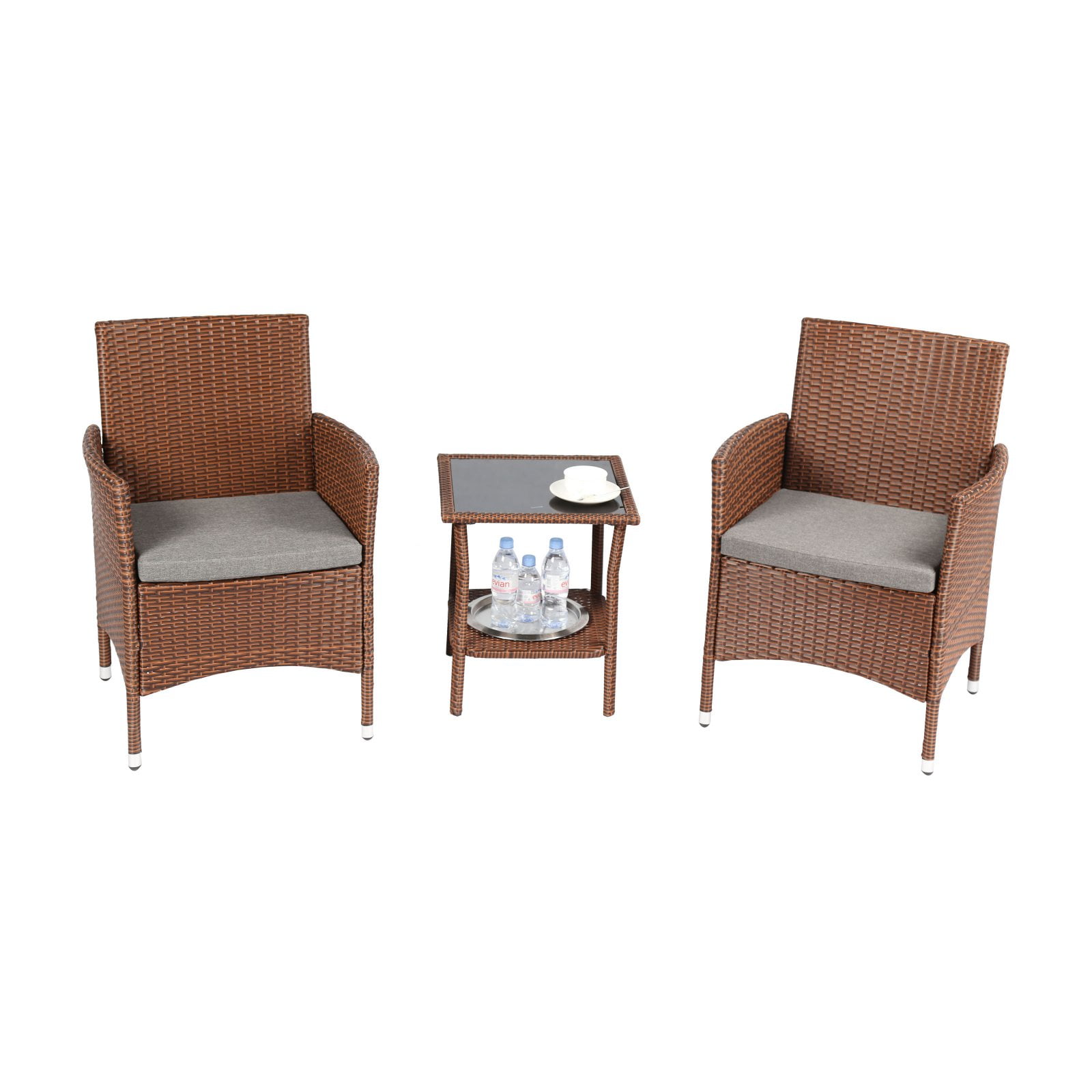 Baner Garden Outdoor Furniture Complete Patio Cushion PE Wicker Rattan