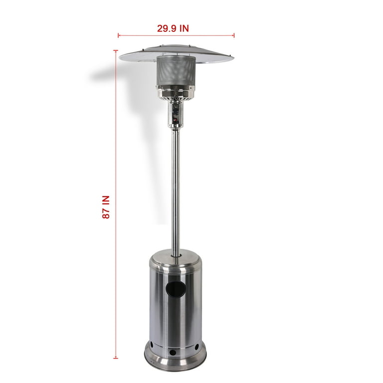Premium Outdoor Patio Heater Propane LP Gas Garden Deck Tall Standing Heater Premium Outdoor Patio Heater Propane LP Gas Garden Deck Tall Standing Heater