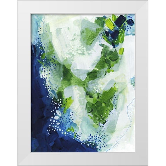 Banerjee, Ishita 25x32 White Modern Wood Framed Museum Art Print Titled - Interlude