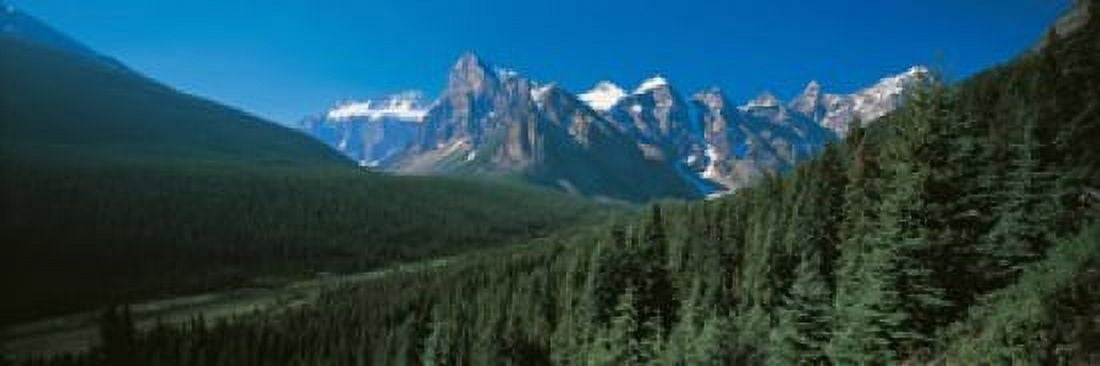 Banff National Park Alberta Canada Canvas Art - Panoramic Images (18 x 6)