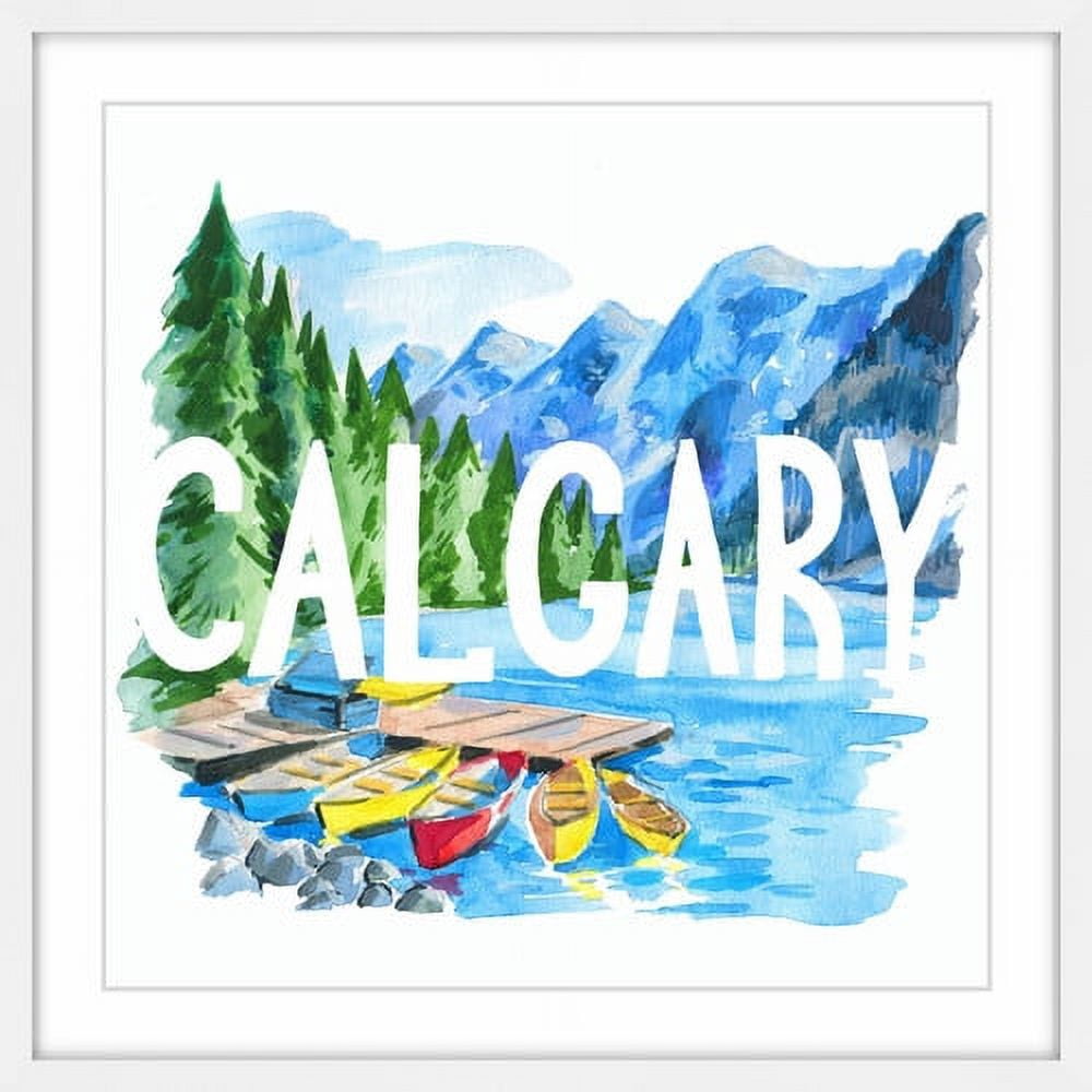 "Banff National Park (Calgary)" Framed Painting Print