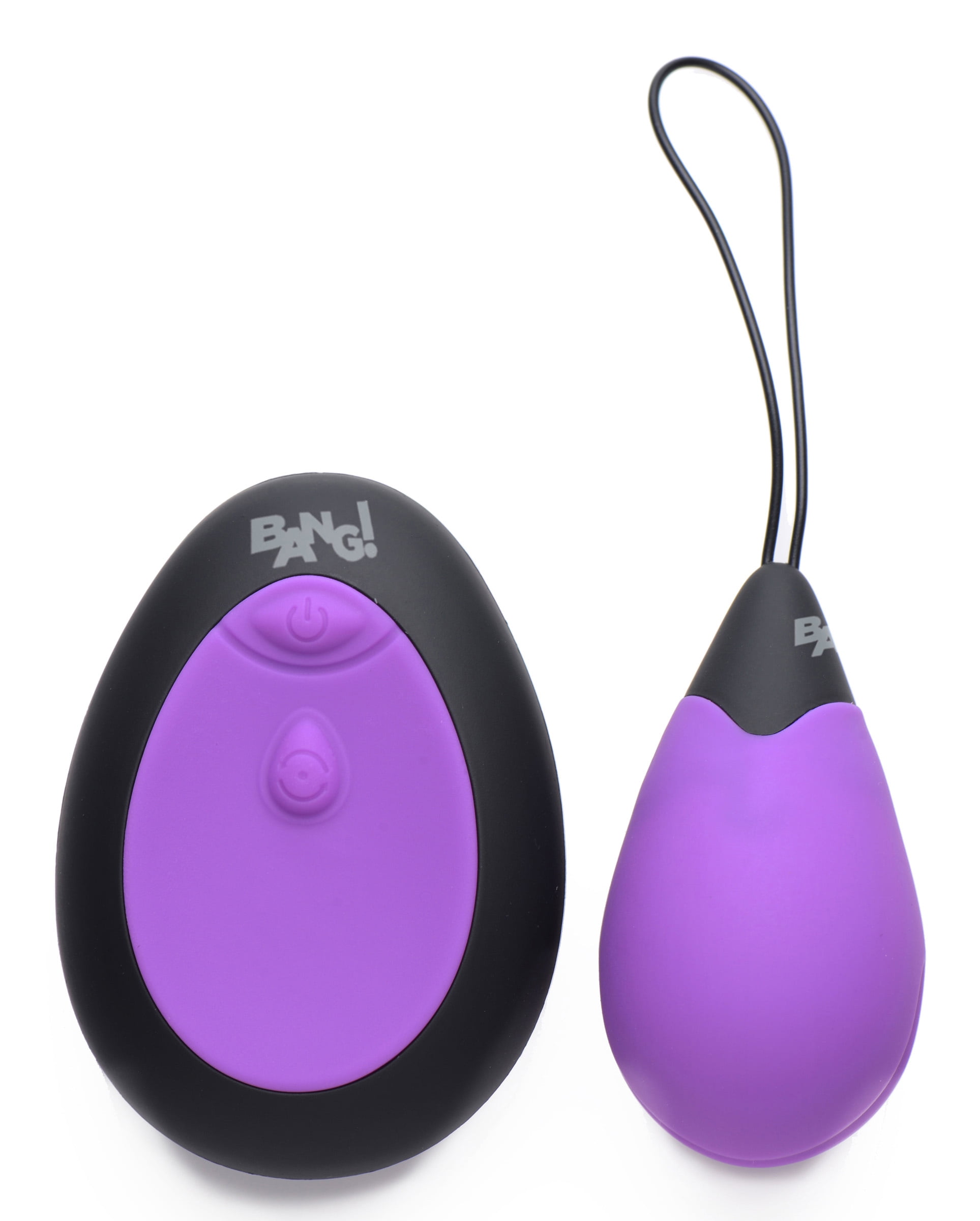Bang! 10X Silicone Vibrating Egg - Purple - Walmart.com