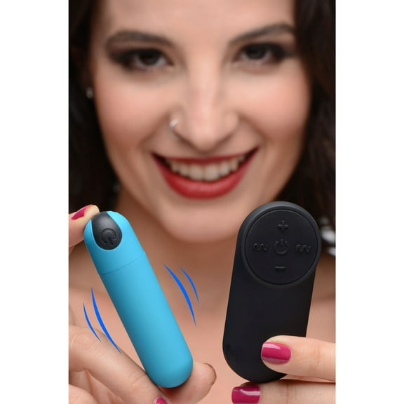 Bang 21X Bullet Vibrator with Remote Control, Blue
