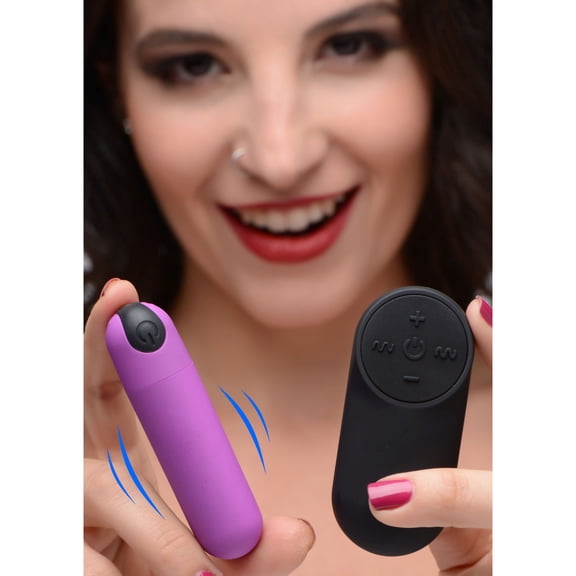 Bang 21X Bullet Vibrator with Remote Control, Purple