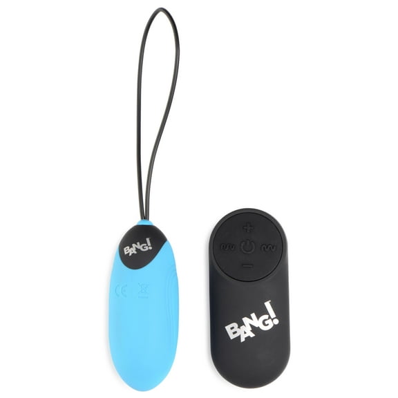 Bang 28x Grooved Silicone Egg Blue