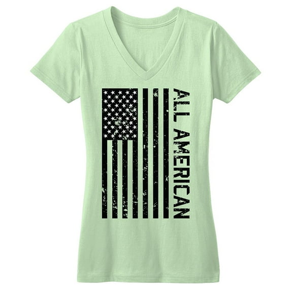Bang Bang Apparel Women's All American V-Neck Tee