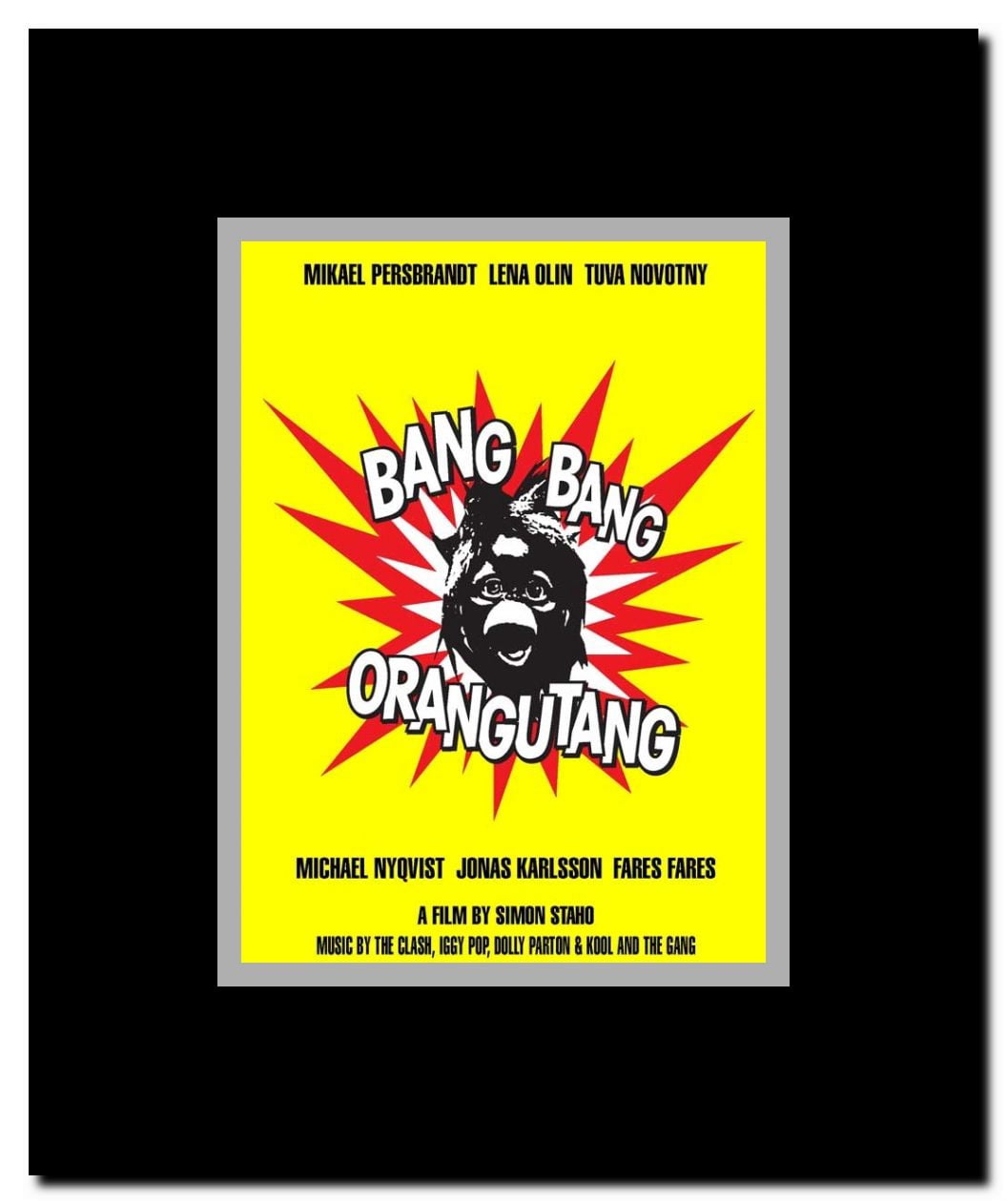 Bang Bang Orangutang Framed Movie Poster