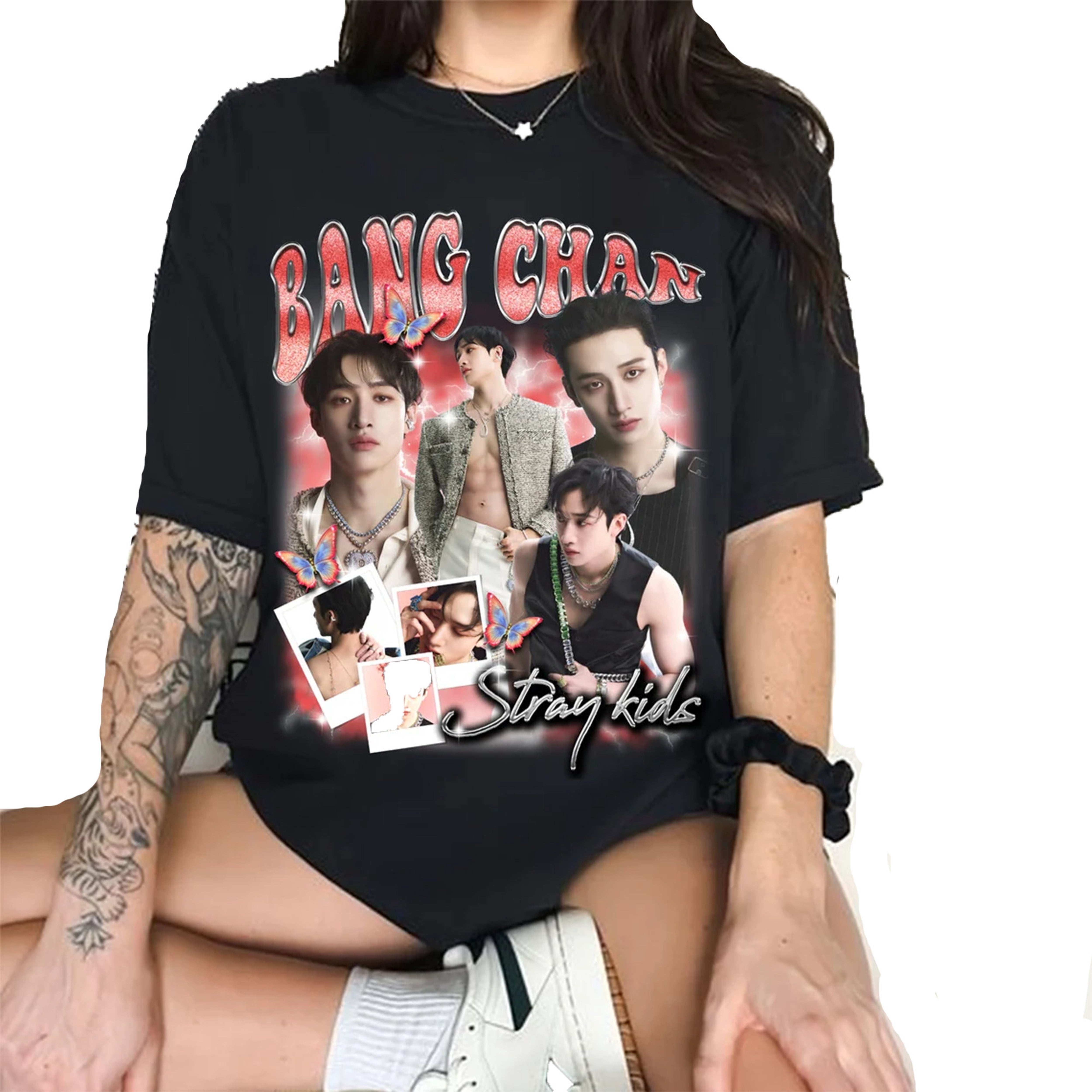 Bang Chan Stray kids Graphic T-shirt, Bang Chan Kpop Taiwan | Ubuy